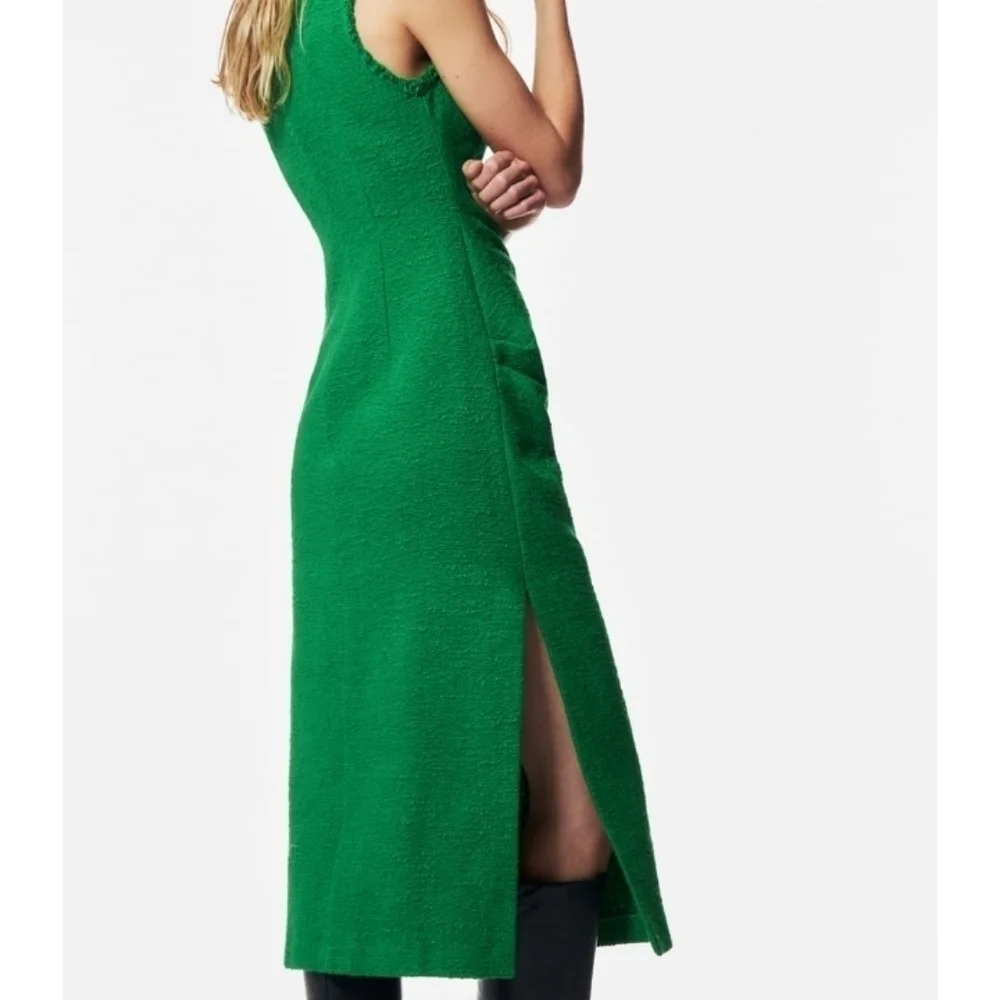 ZARA long textured weave dress - Picture 2 of 15